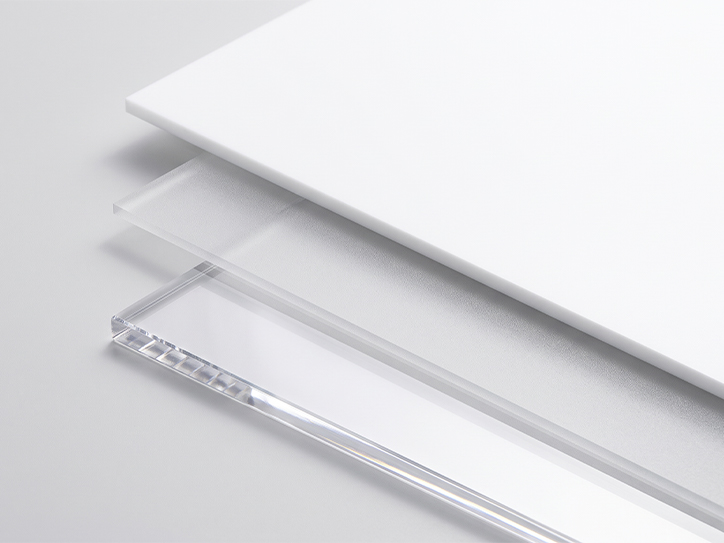 Plaque Plexiglass opale blanche et diffusante pour éclairage