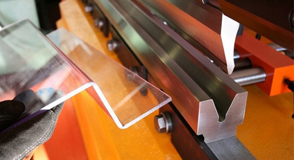 Plexiglass Maroc avec pliage d’une plaque transparente PMMA sur mesure